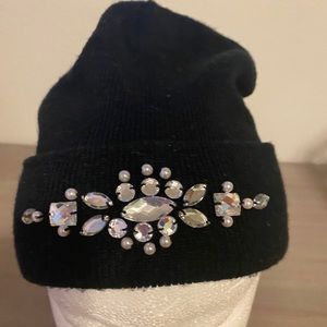 Black Betsy Johnson Beanie